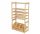  Lagerregal aus Holz Wamar-Sosenka 124,2 x 70 x 33 cm, max. 50 kg pro Regal
