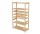  Holzregal für die LSR-Speisekammer, 7 Böden, Nat