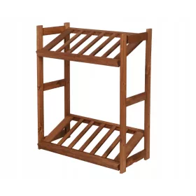    Lagerregal aus Holz Wamar-Sosenka 85,5 x 70 x 33 cm, max. 50 kg pro Regal