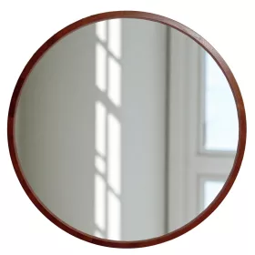    LEJA runder Wandspiegel fi700 NUSSBAUM für den Flur des Wohnzimmers STYLISH