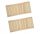  Gerades Regal für Holzregal LSR 2 Stk
