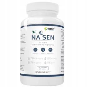   Wish Pharmaceutical Schlafhilfe mit Melatonin und Kräuterextrakten, 60 Pefferminztabletten
