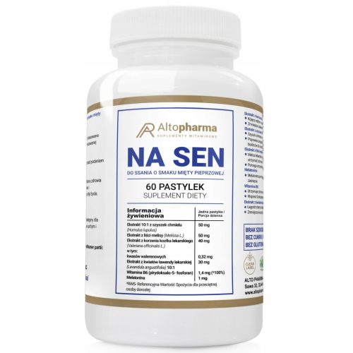 Altopharma® Lutschtabletten für gesunden Schlaf mit Melatonin und Kräuterextrakten, 60 Stück