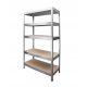 Drabest Lagerregal aus Metall, 180 x 90 x 40 cm, max. 120 kg pro Regal