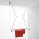 Balkon, Bettwäsche, Badewanne, Garten, Decke, freistehender Vertikaltrockner Foxydry 25-25 cm x 152-152 cm