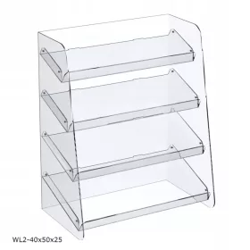 Regal für Kekse oder Süßigkeiten 40x50x25cm aus Plexiglas