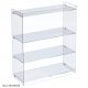 Standvitrine, Regal, Vitrine 20x50x60cm aus PLEXI
