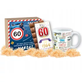    Ein Geschenk für ein männliches Geburtstagskind zum 60. Geburtstag, SET 1964
