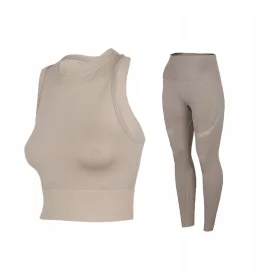  4F WEIHNACHTS-TRAININGSTOP UND LEGGINGS-SET