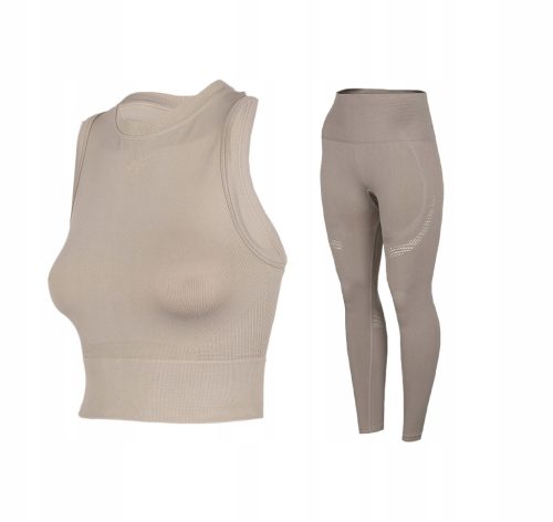  4F WEIHNACHTS-TRAININGSTOP UND LEGGINGS-SET