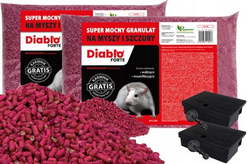  GIFT FÜR RATTENMÄUSE BROMADIOLON GEGEN RATTENMÄUSE 10 KG