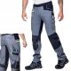 Lange Arbeitshose Ardon. Taillenlange Arbeitshose H6095, hellgrau, Größe 48