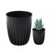  Blumentopf Lamela 25 cm x 25 x 29,7 cm Durchmesser 25 cm Kunststoff schwarz