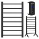  EBERG elektrischer Badheizkörper 200 W 500 x 800 mm schwarz