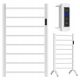EBERG elektrischer Badezimmerheizer, Standtrockner, Leiter, 200W 2in1, weiß
