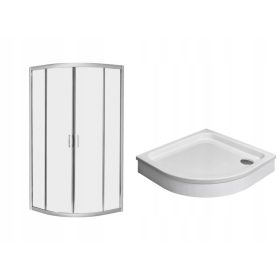   Radaway Premium Plus Eine Duschkabine mit Schiebetüren 80 x 80 cm