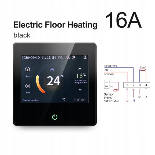 WIFI-Raumthermostat für Fußbodenheizung