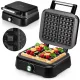  Mozano Waffeleisen Mozano Smart Waffeleisen 2200 W schwarz