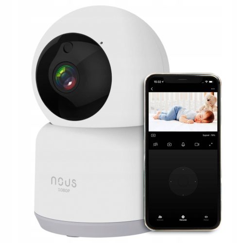  355° DREHBARE WLAN-KAMERA MIT FULL HD 1080P TUYA