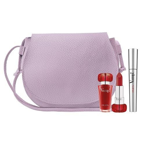  Hintern Vamp! Set: Mascara + Lippenstift + Tasche