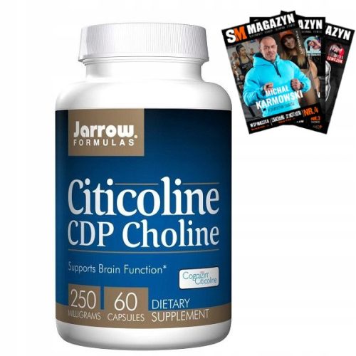 JARROW FORMULAS Citicoline CDP Choline 250 mg 60 Kapseln - Unterstützt Gedächtnis und Konzentration