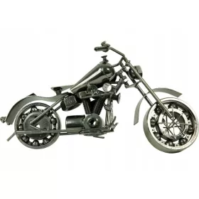  GROSSER METALLMOTORRADMOTOR 26 CM