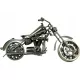  GROSSER METALLMOTORRADMOTOR 26 CM