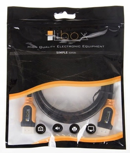  HDMI 2.0 Kabel Libox LB0056-1 schwarz 1m