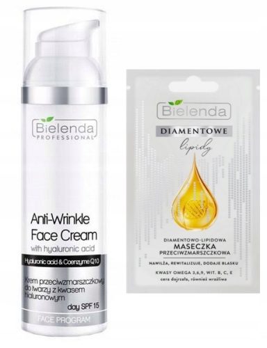  Bielenda Professional Anti-Falten-Gesichtscreme 15 SPF Tages- und Nacht-Multitasking-Creme 100 ml
