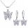  SET SCHMUCK SCHMETTERLINGE AUS SILBER 925