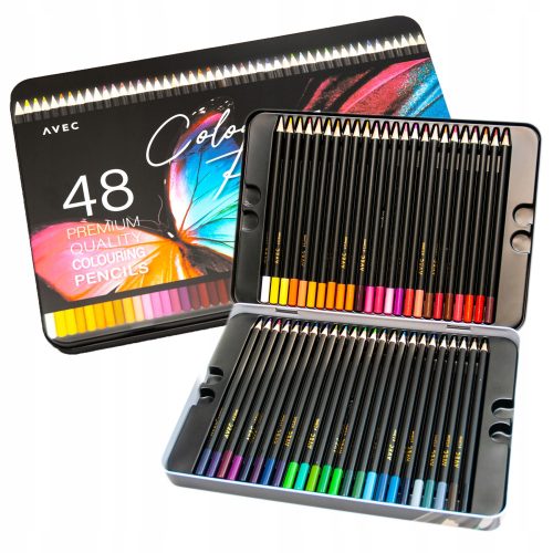  Bleistiftstifte 48 Farben in einer GESCHENK-Box