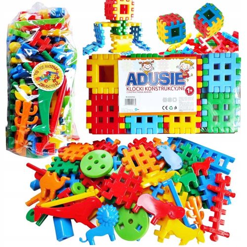  SET AUS BLÖCKEN WAFFEL MIX 80 EL + WAFFEL 48 ADUSIE - 128 Elemente