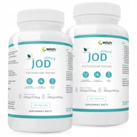   Jod 400µg und Kaliumjodid 520µg Tabletten, unterstützt die Schilddrüsenfunktion von WISH Pharmaceutical