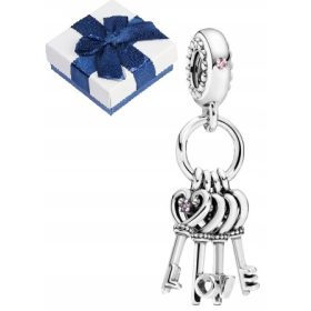  Charms Anhänger Schlüssel der Liebe LOVE Silber 925