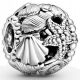  Charms Anhänger Seestern Muscheln und Herzen S925
