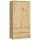  Kleiderschrank S 90 cm, 2 Türen, 2 Schubladen – Artisan-Eiche