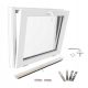 PVC-Fenster Lorac U50x40/B-58 weiß kippbar 50x40 cm
