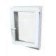 Warmweißes PVC-Fenster, rechts, 40x50, 400x500, Set