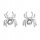  K122 Spiders Spinnen-Ohrstecker aus 925er Silber