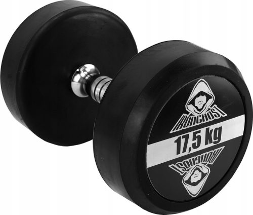  Ironghost 1x 17,5 kg beschichtete/gummierte feste Hanteln