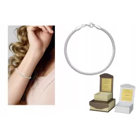  Modulares Silberarmband 17 cm für Charms B44