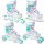 Inlineskates Rollschuhe 4in1 RAVEN Lia 27-30 LED-Rad