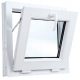 PVC-FENSTER 60 X 60 / 600 X 600 WEISSE FENSTER 24 Std. VERFÜGBAR