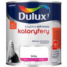  Dulux Acrylfarbe für Metall 0,75 l, seidenmatt weiß