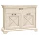  Forte KASHMIR Kommode 123 x 48 x 96cm mattweiß