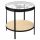  Atmosphera Tisch Runder Couchtisch 50 x 50 x 49 cm schwarz, Brauntöne, transparent