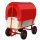  Gartentransportwagen aus Holz mit Vordach