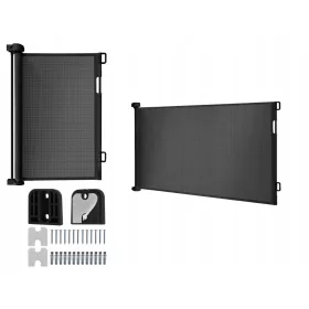  Ruhhy 19380 Sicherheitsbarriere 160x86 cm schwarz