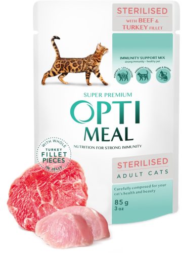  Optitimeal Nassfutter Rind 0,085 kg