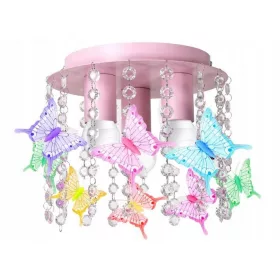  RKlight E27 Deckenleuchte rosa und lila